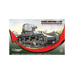 Mirage Hobby Maquette Char Vickers-armstrong 6 Ton Mk F/b Char Leger (version Bulgare,finlandaise,britannique)