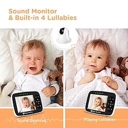 Acheter 3.5 Pouces Bébé Moniteur 2.4G Bébé Moniteur Voix Interphone Bébé Moniteur Alimentation Directe