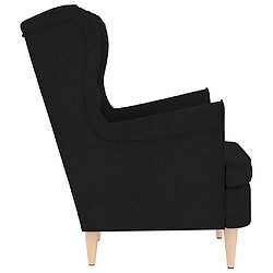 Acheter vidaXL Fauteuil noir 74x84x100 cm tissu