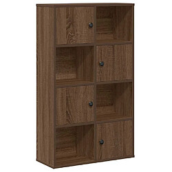 vidaXL Bibliothèque chêne marron 60x24x101,5 cm bois d'ingénierie