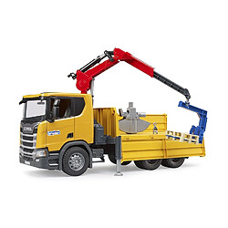 Acheter Bruder Camion de chantier Scania Super 560R avec grue et 2 palettes