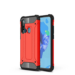 Wewoo Coque TPU + PC pour Huawei Nova 5i / P20 Lite 2019 Rouge