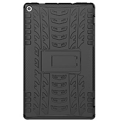 Avis Coque en TPU modèle de pneu cool avec béquille noir pour votre Amazon Fire HD 10 (2019)