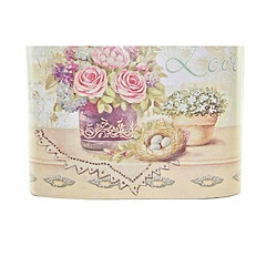 Avis Set de pots DKD Home Decor Rose Métal Aluminium Fleurs Shabby Chic 29 x 13 x 38,5 cm