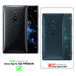 Cadorabo Coque Sony Xperia XZ2 PREMIUM Etui en Noir