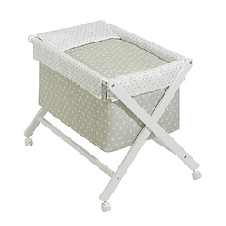 Interbaby Berceau en Croix-Etoile-Beige