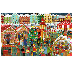 Ravensburger Puzzle 1000 pièces Le Marché de Noël avec Technologie de Soft click Multicolore