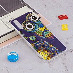 Wewoo Coque pour Huawei P20Noctilucent Windbell Hibou Modèle TPU Soft Case