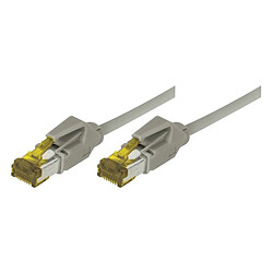 Abi Diffusion Cordon RJ45 sur câble catégorie 7 S/FTP LSOH snagless gris - 5 m