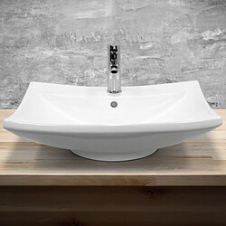 Avis Ecd Germany Lavabo 605 x 460 x 165 mm en céramique blanche