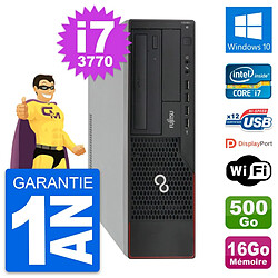 PC Fujitsu Esprimo E910 DT Intel i7-3770 RAM 16Go Disque 500Go Windows 10 Wifi - Occasion