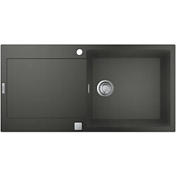 Avis Evier 1 bac K500 GROHE - Egouttoir gauche - A encastrer - Installation rapide - L 100 x P 50 cm - Quartz composite