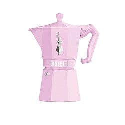 Cafetière italienne 6 tasses rose pastel - 0009064 - BIALETTI