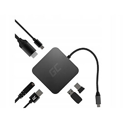 GUPBOO Adaptateur HUB USB-C 6 en 1 DEX Galaxy S8 S9 S10,JL2753