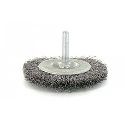 Brosse circulaire acier diamètre 75 mm x 10