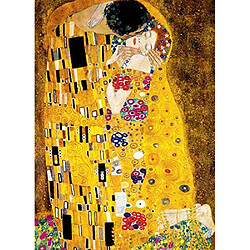 Puzzle gustav Klimt The Kiss 1000 piAces par Eurographics, Jaune