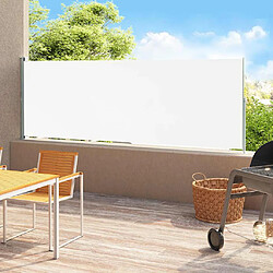 vidaXL Auvent latéral rétractable de patio 180x500 cm Crème