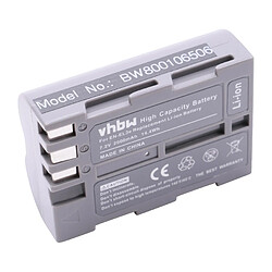 Batterie Li-Ion 2000mAh (7.2V) vhbw pour appareil photo Nikon D100, D100 SLR, D200, D300, D300S, D50, D70, D700, D70s comme EN-EL3, EN-El3A, EN-EL3E.