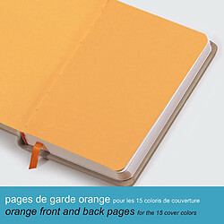 Acheter RHODIA 118747C - Carnet Rigide Turquoise - A5 - Ligné - 192 pages - Papier Clairefontaine Ivoire 90 g/m² - Marque-Page, Fermeture Élastique - Couverture Simili Cuir - Collection Rhodiarama