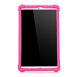 Coque en silicone Souple avec béquille rose pour votre Huawei MediaPad M6 8.4 pouces