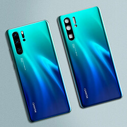 Avis Avizar Cache Batterie Huawei P30 Pro Façade Arrière Lentille Caméra Bleu aurore