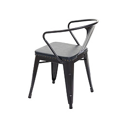 Acheter Mendler Set table de bistrot 2x chaise de salle à manger HWC-H10d, chaise table chaise de cuisine gastronomie MVG ~ noir-gris, table marron clair