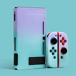 Coque De Protection En Silicone Souple Et Colorée Dure Pour Nintendo Switch Purple GreenGradient