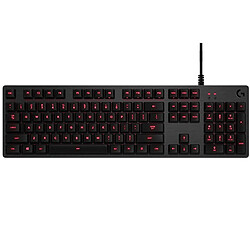 Logitech G G413 Mechanical Gaming Keyboard clavier USB QWERTZ Suisse Charbon