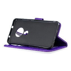 Acheter Wewoo Housse Coque Etui à rabat horizontal pour Nokia 6.2 / 7.2 Texture Crazy Horse avec porte-cartes et fentes cartes & Portefeuille et cadre photo Violet