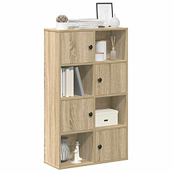 vidaXL Bibliothèque chêne sonoma 60x24x101,5 cm bois d'ingénierie