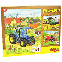 HABA- Puzzles Tracteur et CIE, 300444