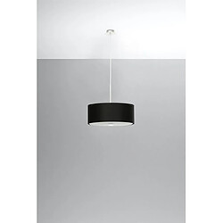 Luminaire Center Suspension Skala Verre,acier,tissu Noir 3 ampoules 102cm