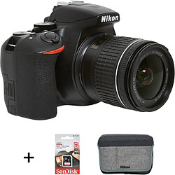 Nikon Appareil photo Reflex D3500+18-55VR+Sac+16Go+Batterie