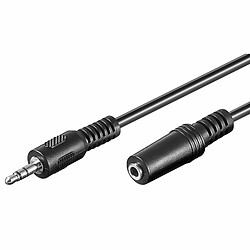 VALUELINE Cordon audio Jack stéreo 3.5mm M/F 5m