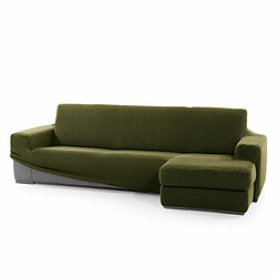 Chaise longue avec bras droit court Sofaskins NIAGARA 210 - 340 cm - Vert