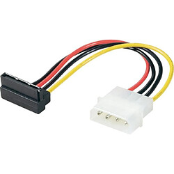 renkforce Adaptateur courant [1x alim IDE mâle 4 pôles - 1x SATA femelle 15 pôles] 0.15 m noir, rouge, jaune