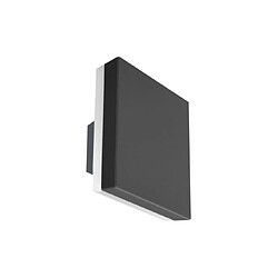 Luminaire Center Applique murale extérieur Viano Fonte d'aluminium Noir sablé