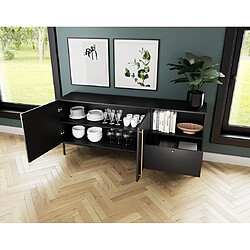 Avis Bestmobilier Felicia - buffet bas - noir - 180 cm