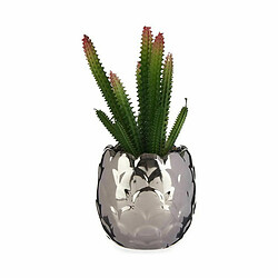 Ibergarden Plante décorative Cactus Céramique Plastique 10 x 20 x 10 cm (6 Unités)