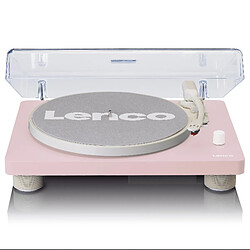 Lenco PLATINE VINYLE AVEC HAUT-PARLEURS INTÉGRÉS ENCODAGE USB ROSE