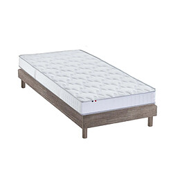 Idliterie Matelas Mousse Haute Résilience CIRRUS - Sommier KIT