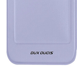 Dux Ducis Étui MagSafe pour Samsung S24 Porte-carte Anti-RFID Bague Support Lavande