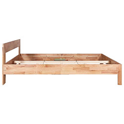 Acheter Maison Chic Lit adulte - Lit simple Cadre de lit,Structure du lit Contemporain 160x200 cm Bois de chêne massif -MN80651