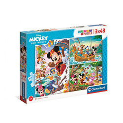 Clementoni Puzzle 3x48 Mickey et ses amis (CLE25266)