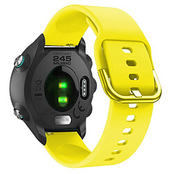 Bracelet en silicone jaune pour votre Garmin Forerunner 245