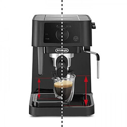 Machine a Cafe a expresso - DELONGHI - EC235.BK - Noir - Buse vapeur - Compatible ESE