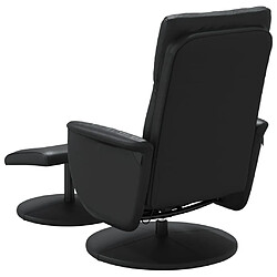 Acheter vidaXL Fauteuil inclinable de massage avec repose-pied noir similicuir