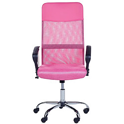 Acheter Beliani Chaise de bureau Rose DESIGN