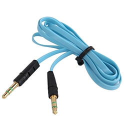 Avis Wewoo Câble bleu pour iPhone 5 / 4 et 4S / 3GS / 3G / iPad 4 / mini 1/2/3 / nouvel / 2 / iTouch / MP3, longueur: 1 m Noodle Style 3.5mm Jack écouteur