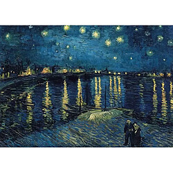 Nathan 1000p puzzle La nuit etoilee sur le Rhone - Vincent Van Gogh